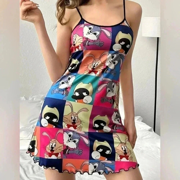Cartoon Nightgown (Backless Frill) - Picture 1 of 2